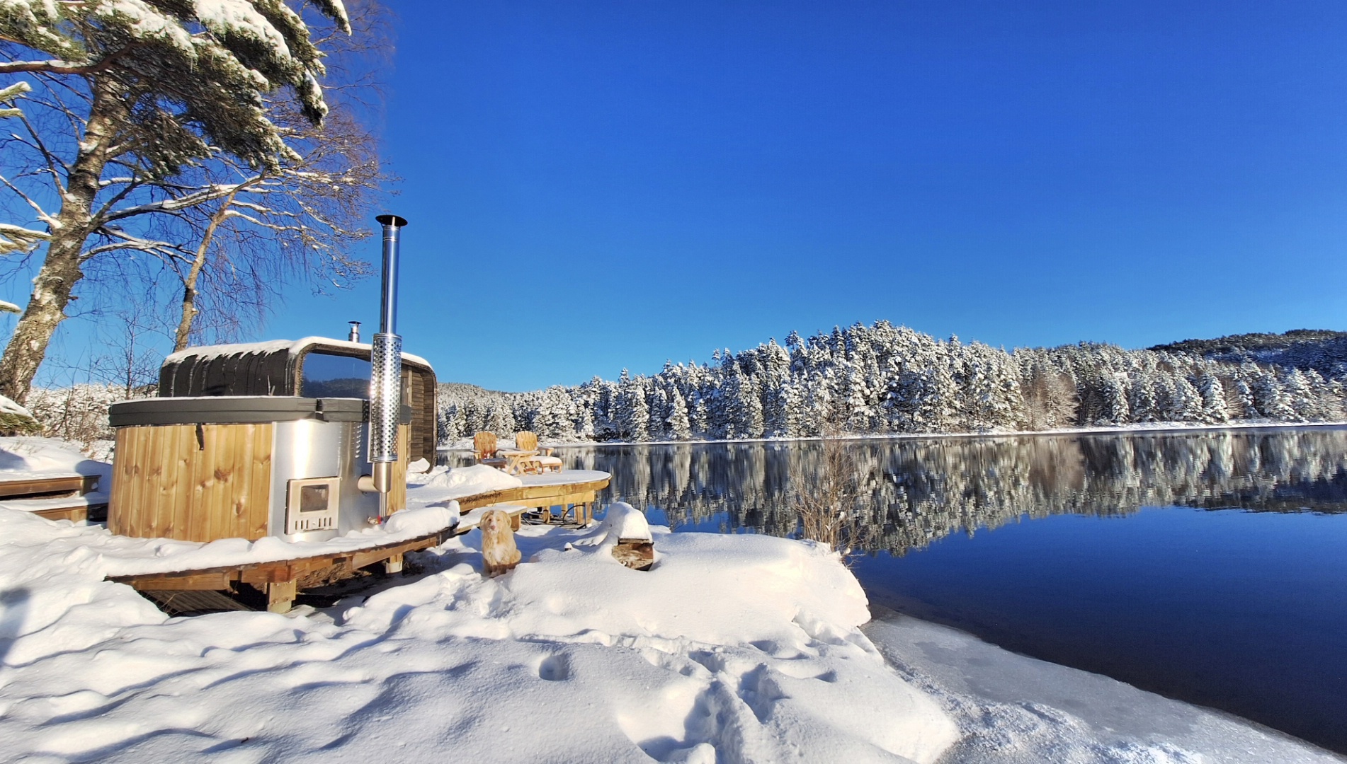 Kilefjorden Camping Sauna in Hornnes